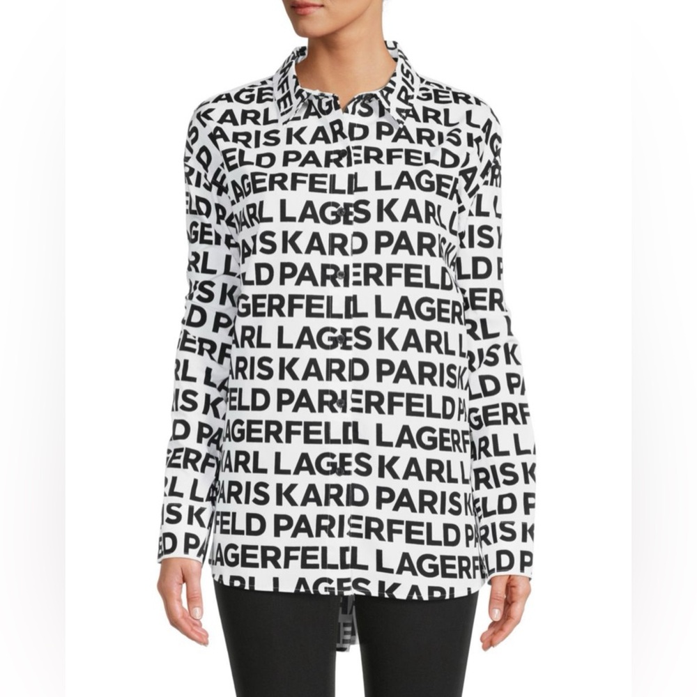 EUC Karl Lagerfeld button down shirt